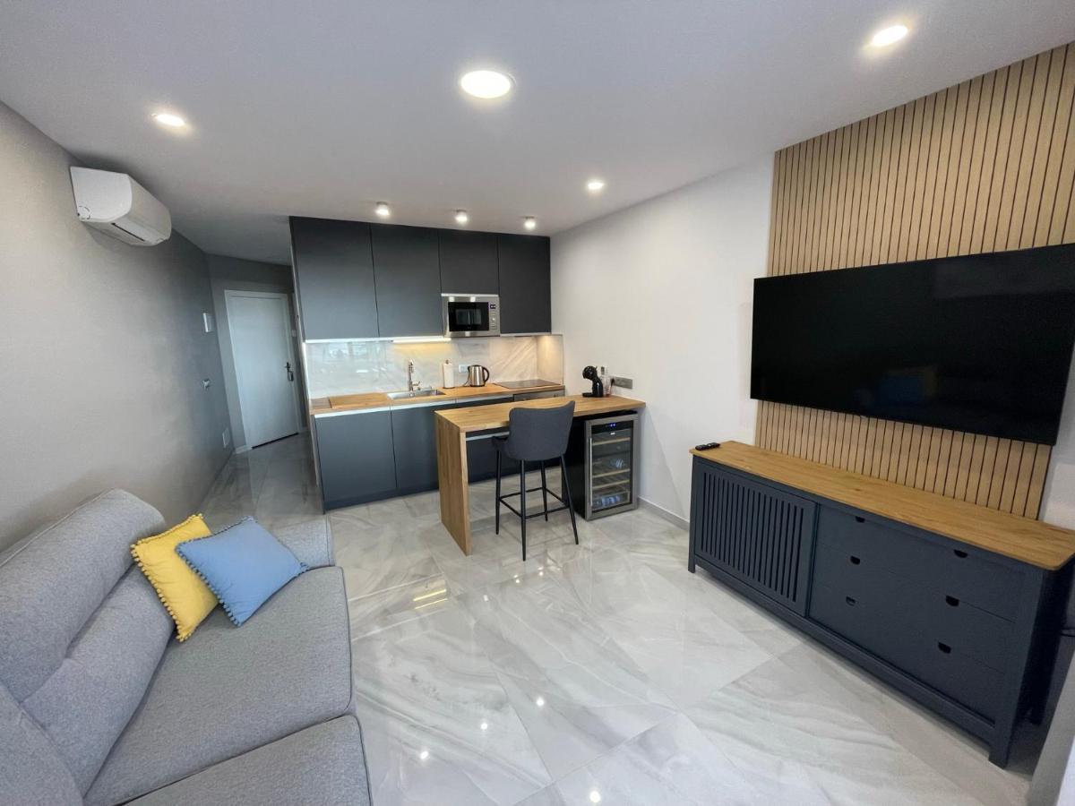 Ferienwohnung Luxury Diamond - Ocean View, Big Terraces, Air Con, Wifi Los Cristianos  Exterior foto