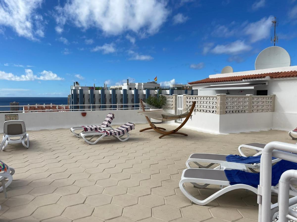 Ferienwohnung Luxury Diamond - Ocean View, Big Terraces, Air Con, Wifi Los Cristianos  Exterior foto