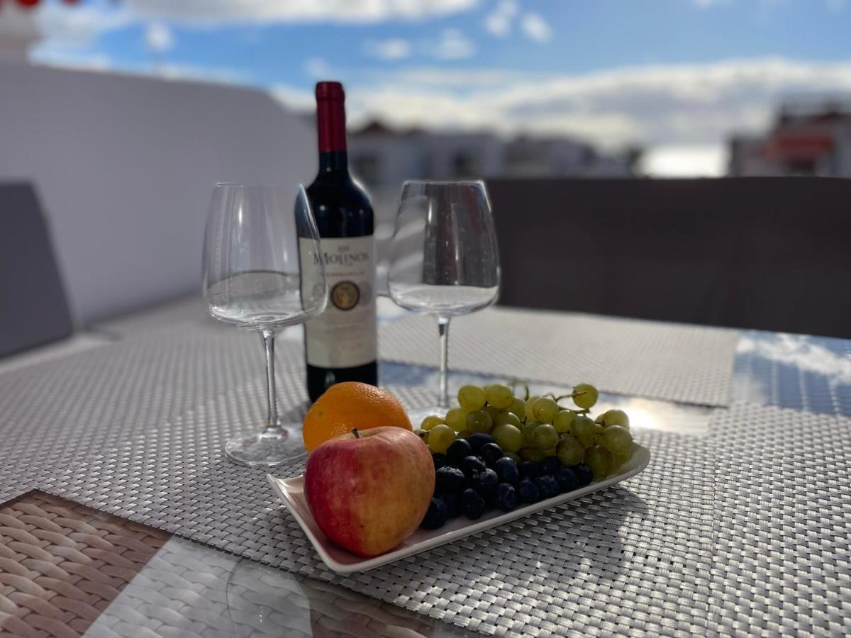 Ferienwohnung Luxury Diamond - Ocean View, Big Terraces, Air Con, Wifi Los Cristianos  Exterior foto