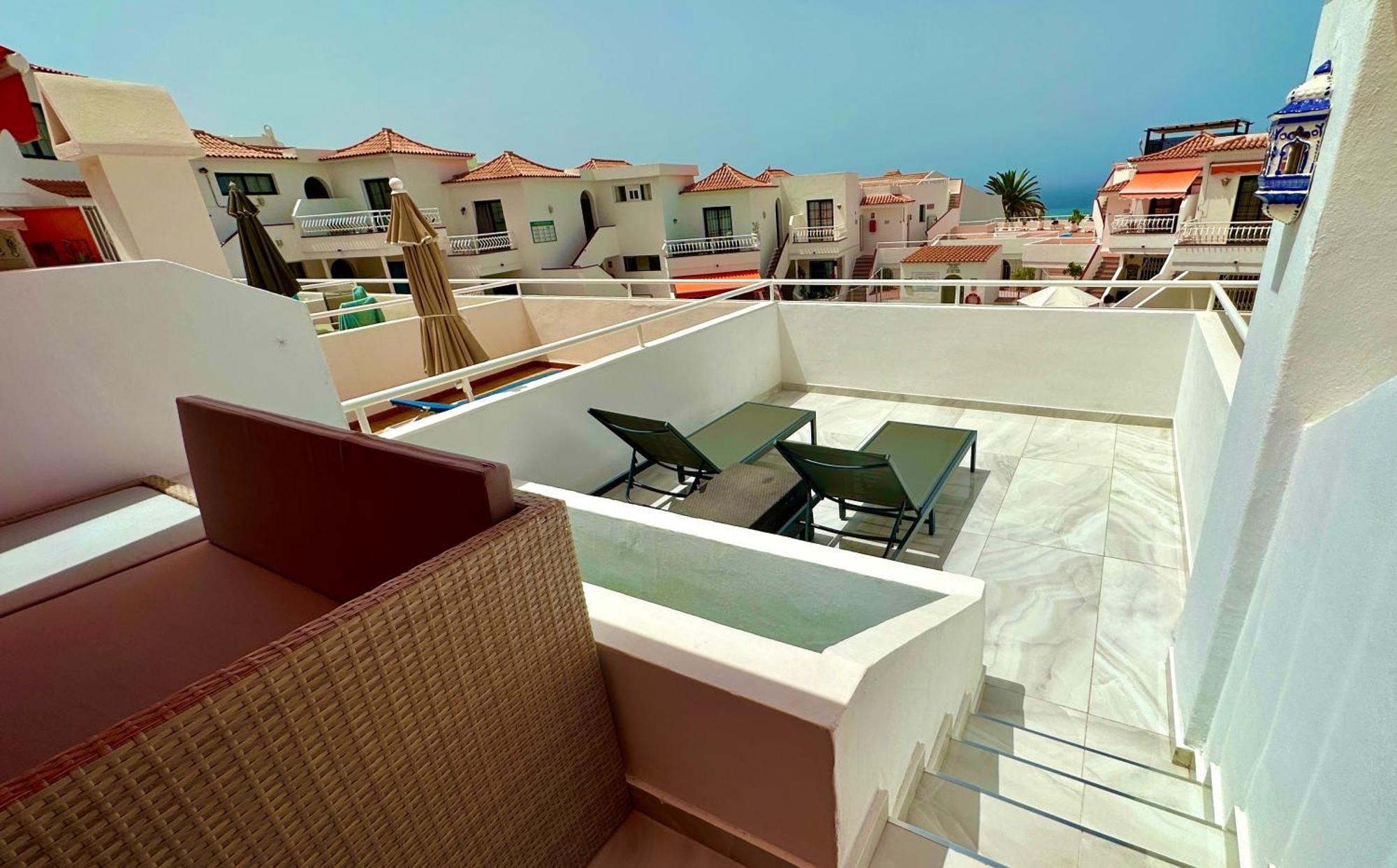 Ferienwohnung Luxury Diamond - Ocean View, Big Terraces, Air Con, Wifi Los Cristianos  Exterior foto